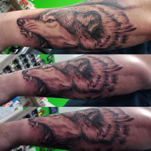 Explore side of hand tattoo ideas, creative tattoo ideas in Roanoke, available at Saint Cecilias Art Studio