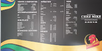 Carte du brasserie restaurant chez mike à Gretz-Armainvilliers