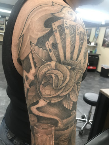 Explore cancer memorial tattoo ideas, creative tattoo ideas in San Marcos, available at Locally Famous Tattoo