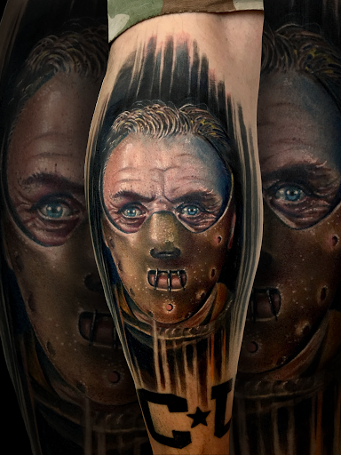 Explore neck tattoo idea men, creative tattoo ideas in Glendale, available at PRINCE ART AND INK