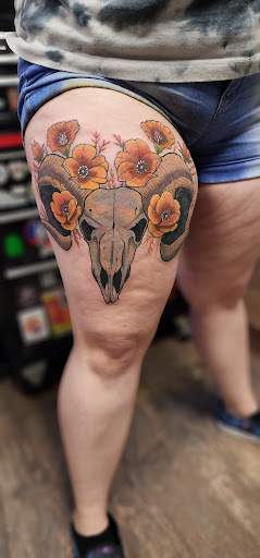 Explore lip tattoos ideas, creative tattoo ideas in Arlington, available at The Chosen One Ink