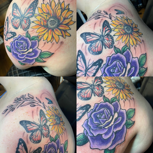 Explore tattoo ideas for shoulder, creative tattoo ideas in Fort Oglethorpe, available at The Helm Tattoo & Piercing