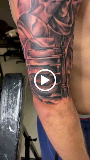 Explore letter b tattoo ideas, creative tattoo ideas in Calhoun, available at Ink Factory Tattoos