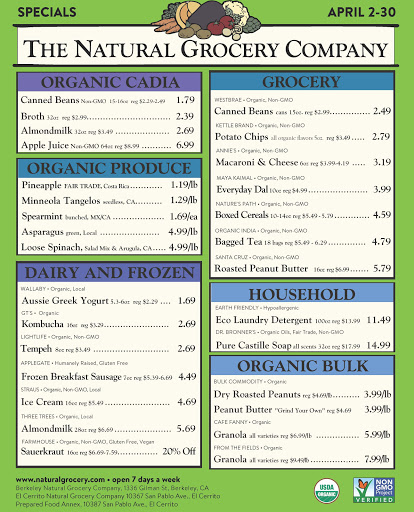 Organic Food Store «El Cerrito Natural Grocery Company», reviews and photos, 10367 San Pablo Ave, El Cerrito, CA 94530, USA