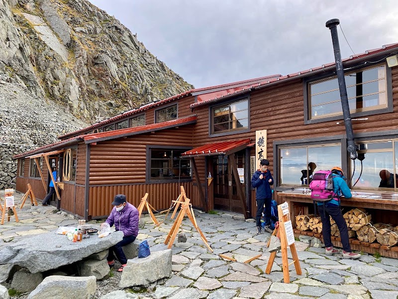 穂高岳山荘 テント場