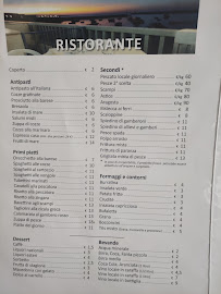 Menu / carte de Zia Teresa à Bari