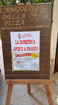 Carte du L'Angolo della Pizza à Bari