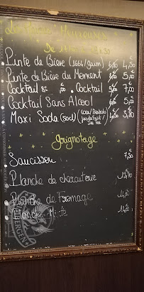 Restaurant français Au bout du bar à Argenteuil (la carte)