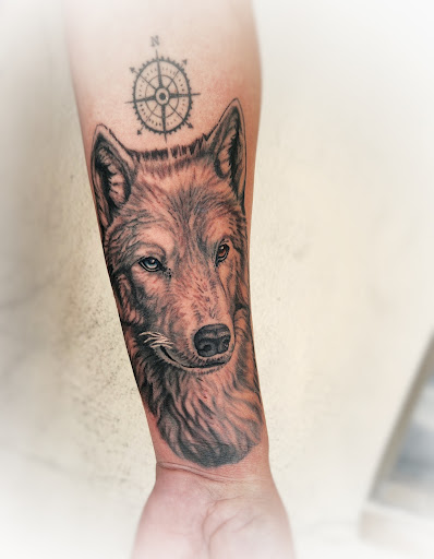 Explore dogwood tattoo ideas, creative tattoo ideas in Stuart, available at Tiger Shark Tattoo Studio