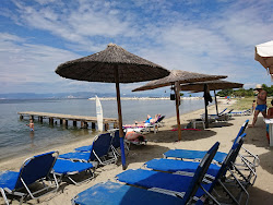 Skala Rachoniou beach'in fotoğrafı kısmen otel alanı