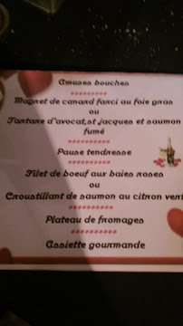 Menu / carte de Restaurant l'Estancia à Briare