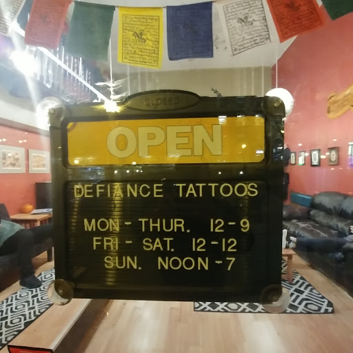 Tattoo Shop «Defiance Tattoos», reviews and photos, 163 E Main St, Kent, OH 44240, USA