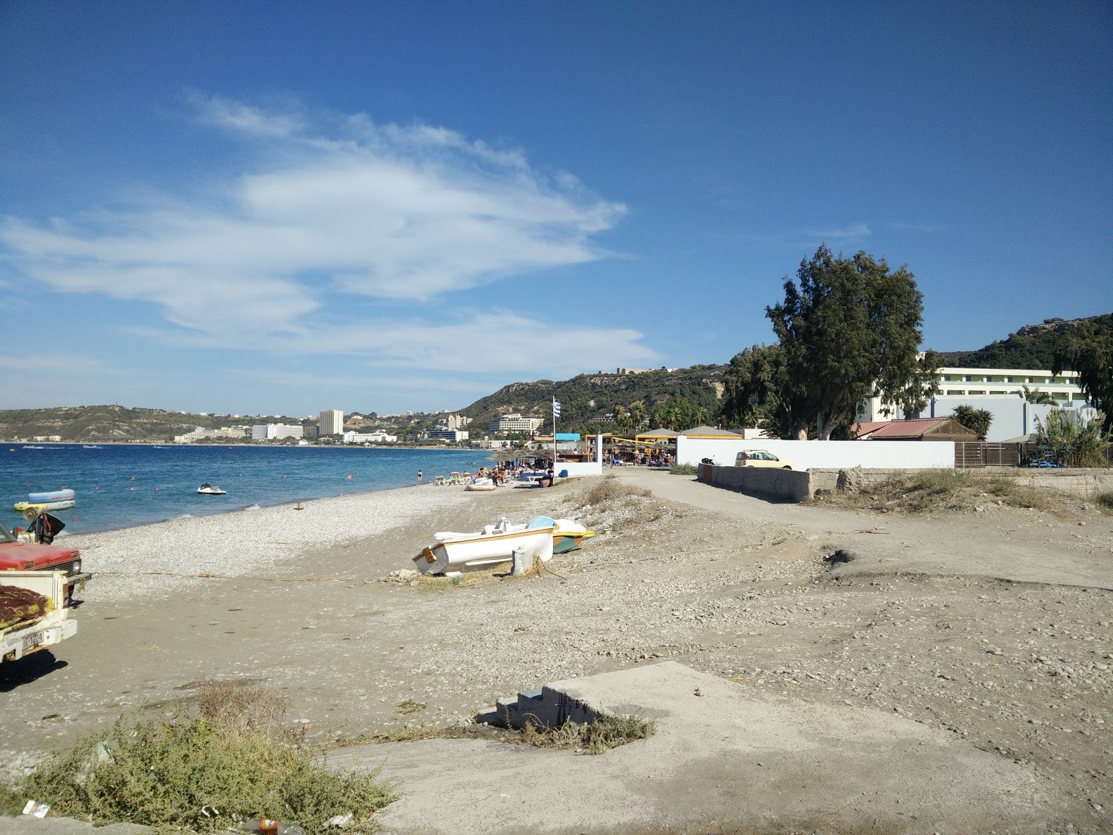 Photo de Ialysos beach II avec un niveau de propreté de très propre