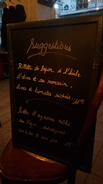 Restaurant français ASTIER à Paris (la carte)
