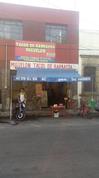 Tacos de barbacoa el miguelon
