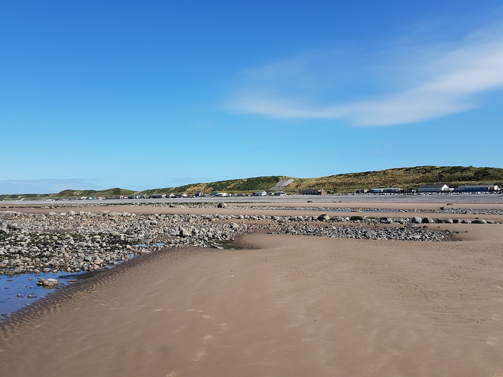 Photo of Braystones Beach with turquoise pure water surface