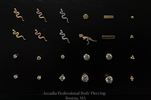 Explore leg tattoo placement ideas, creative tattoo ideas in Boston, available at Arcadia Body Piercing