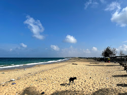 Foto von Moorkkam Beach mit lange, gerade küste