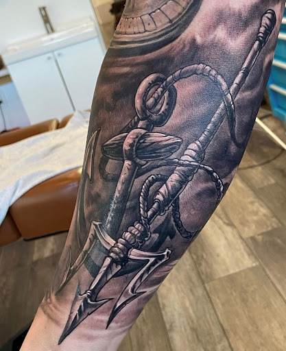 Explore cover up tattoo ideas for men, creative tattoo ideas in Sarasota, available at Oddity Tattoo Art University