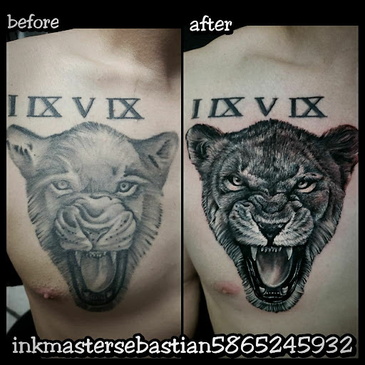 Explore taurus tattoo ideas for men, creative tattoo ideas in Warren, available at Dark Horse Tattoo Co. LLC.