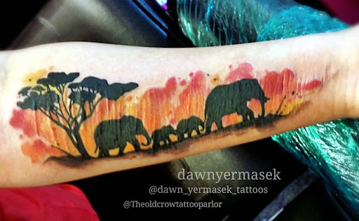 Find western cowboy tattoo ideas for your next unique tattoo in Benton at Spectrum Tattoo