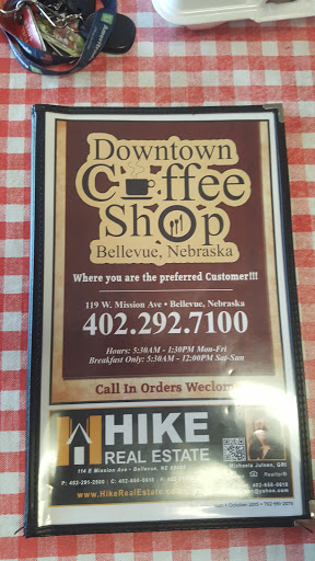 Coffee Shop «Downtown Coffee Shop», reviews and photos, 119 W Mission Ave, Bellevue, NE 68005, USA