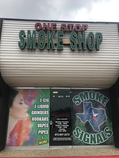 Tobacco Shop «One Stop Smoke Shop», reviews and photos, 318 S Central Expy #112, Richardson, TX 75080, USA