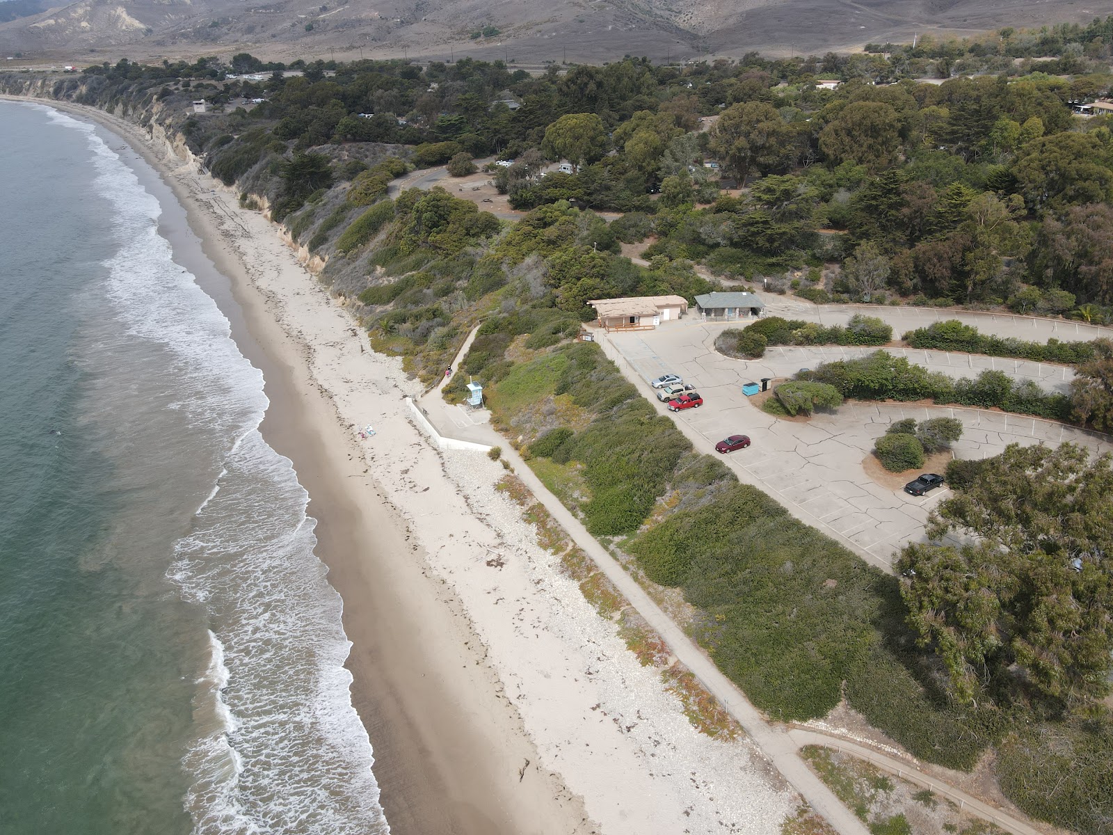 Fotografie cu El Capitan Beach cu drept și lung