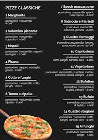 Menu / carte de Pizzeria Il Fornaccio à Pisa