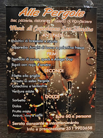 Carte du Alle Pergole - Ristorante Pizzeria & Bar à Vigodarzere
