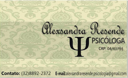 Psicóloga Clínica - Alexsandra Matilde Resende Rosa Estação Ouro Preto