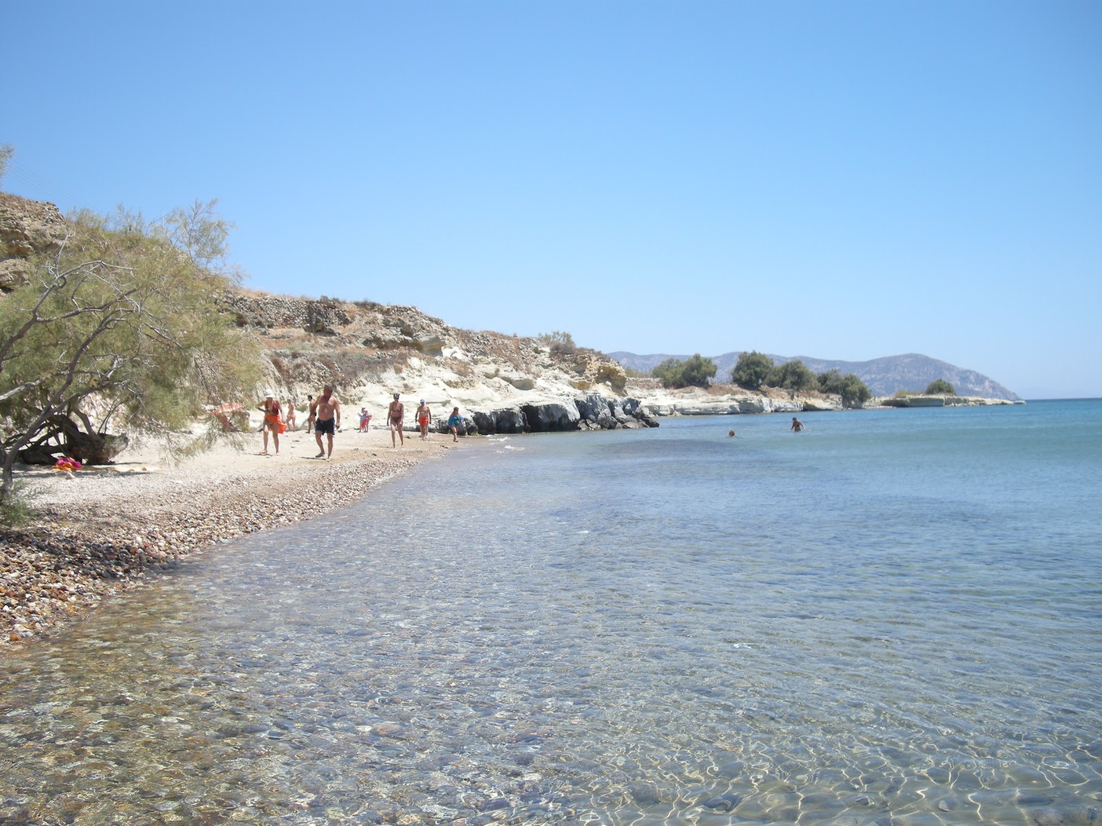 Photo of Aliki beach with turquoise pure water surface