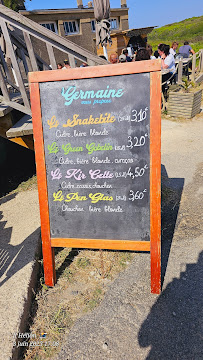 Chez Germaine à Camaret-sur-Mer menu