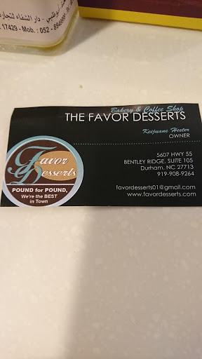 Dessert Shop «Favor Desserts», reviews and photos, 5607 NC-55, Durham, NC 27713, USA