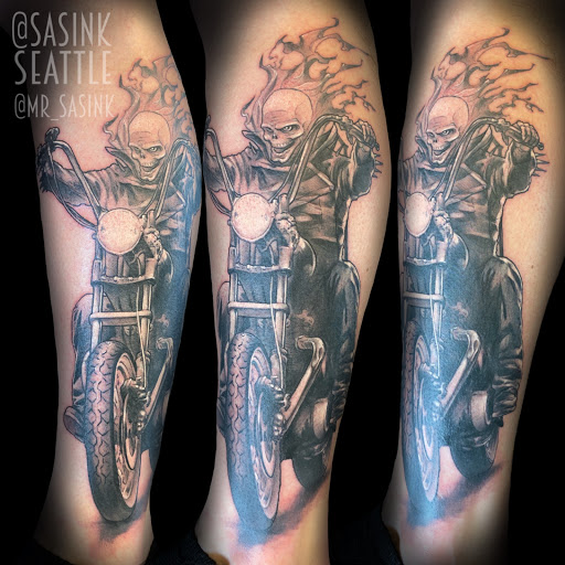 Explore redeemed tattoo ideas, creative tattoo ideas in Seattle, available at West Seattle Tattoo