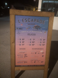 Restaurant de fruits de mer Restaurant l'Escapade à Andernos-les-Bains (le menu)