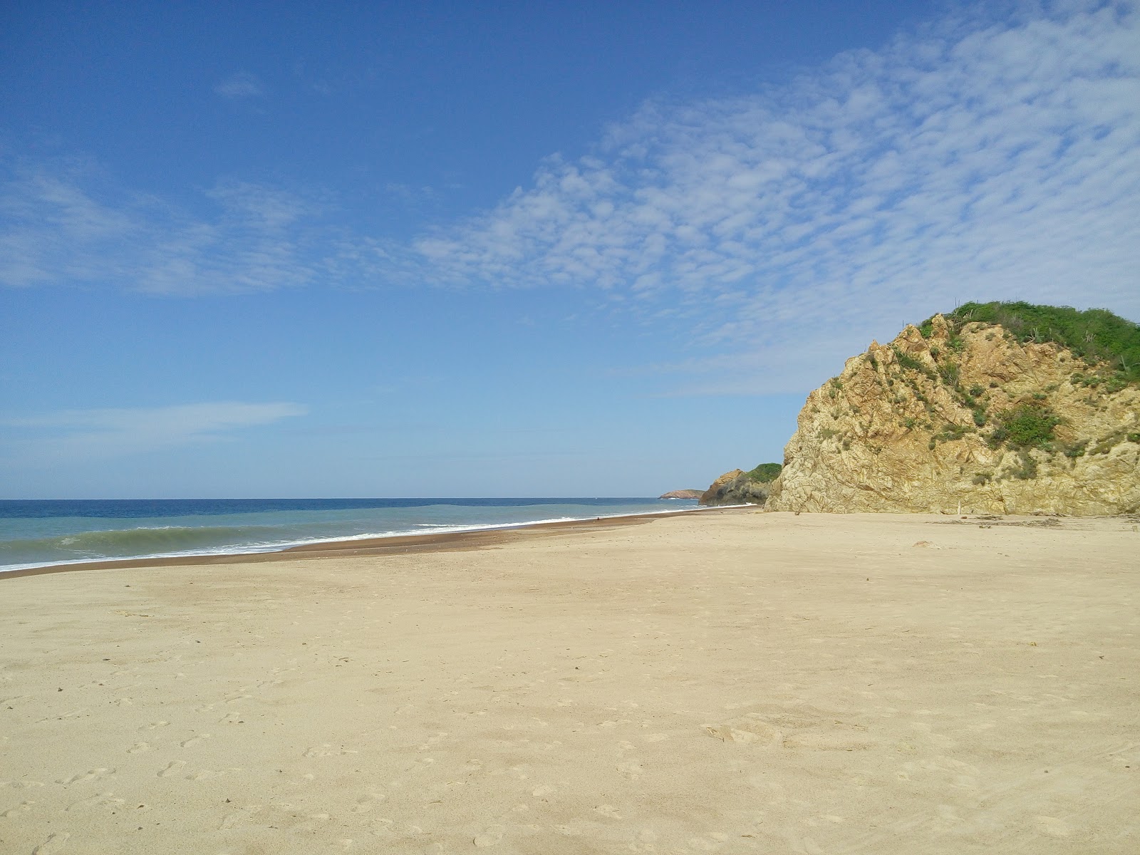 Fotografija Cuixmala beach z visok stopnjo čistoče