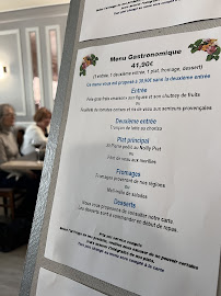 Menu / carte de Restaurant des Plantes à Orléans