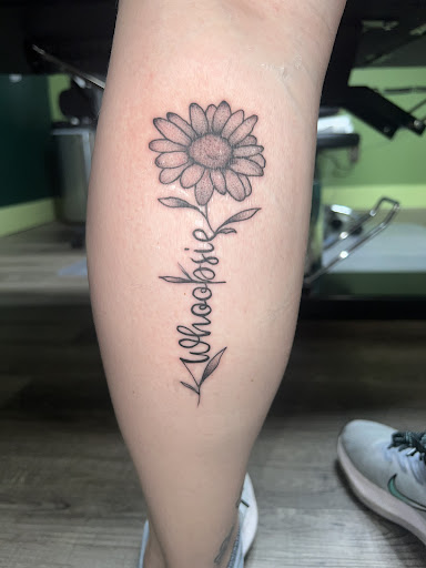 Explore patch tattoo ideas, creative tattoo ideas in Savannah, available at Tramp Art Studios