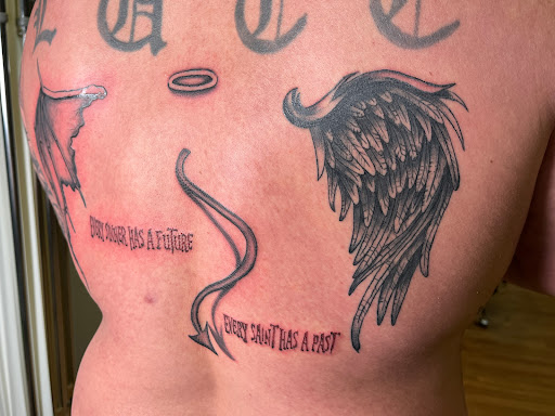Explore blink 182 tattoo ideas, creative tattoo ideas in Northern Cambria, available at Chey Kline Tattoos LLC