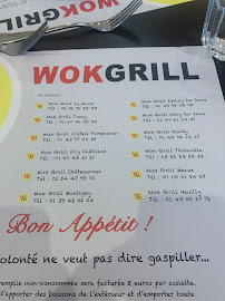 Restaurant de type buffet Wok Grill à Viry-Châtillon - menu / carte