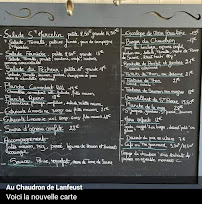 Restaurant Le Chaudron de Lanfeust à Le Conquet - menu / carte