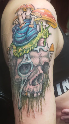 Explore mens infinity tattoo ideas, creative tattoo ideas in Lagrangeville, available at Black Cherry Tattoo Studio NY