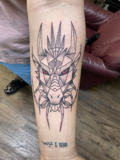 Explore mobster tattoo ideas, creative tattoo ideas in Riverside, available at The Madd Tatterz Tattoo Parlor