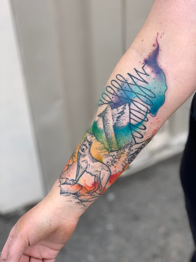 Explore religious cross tattoo ideas, creative tattoo ideas in Denver, available at Ikonik Ink Tattoo