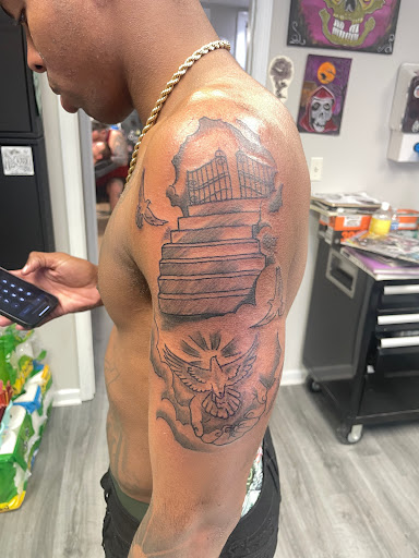 Explore tattoo scar cover up ideas, creative tattoo ideas in Augusta, available at Excalibur Art Collective