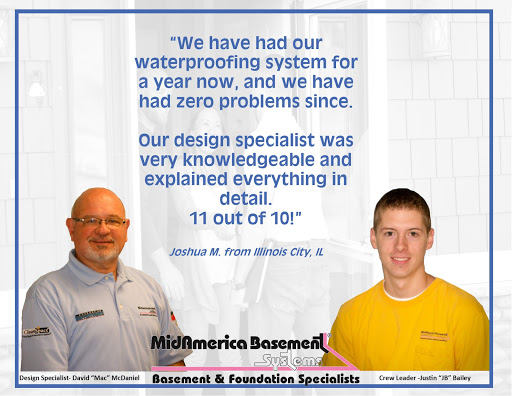 Waterproofing Company «MidAmerica Basement Systems», reviews and photos