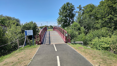 Passerelle du huit août Mille neuf cent quarante-quatre à Vire-Normandie