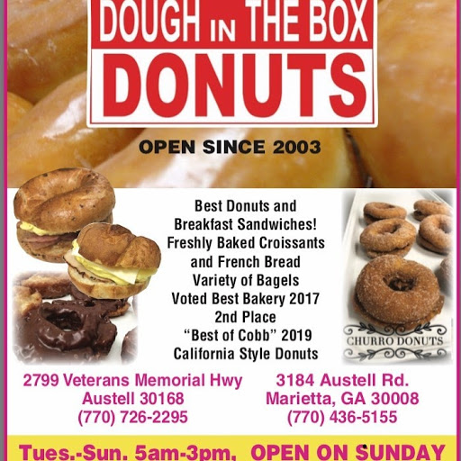 Donut Shop «Dough In The Box», reviews and photos, 3184 Austell Rd SW, Marietta, GA 30008, USA
