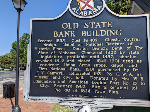 Museum «Old State Bank», reviews and photos, 925 Bank St NE, Decatur, AL 35601, USA